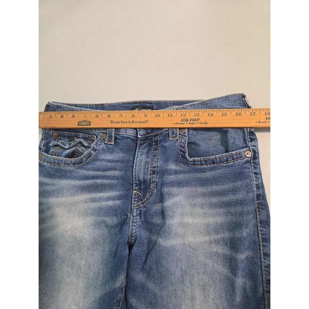 True Religion Ricky Big T Flap Relaxed Straight Jeans Sz 34 mens